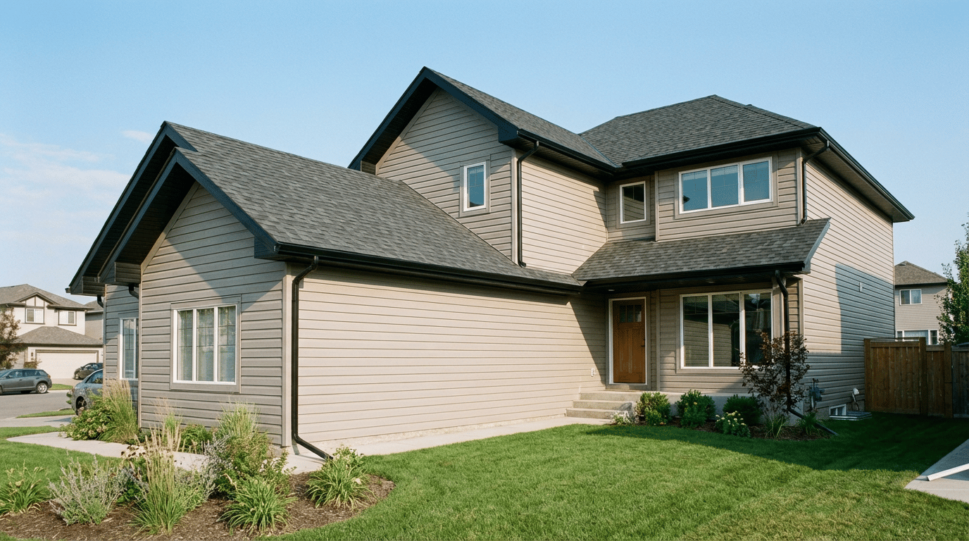 Exterior finishing project - residential home