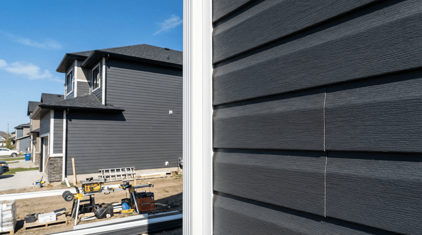 Professional siding installation in Calgary